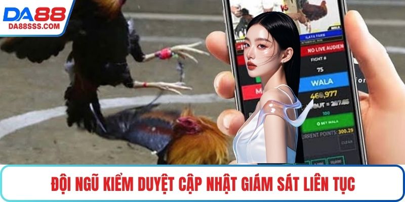 Đội ngũ kiểm duyệt cập nhật giám sát liên tục